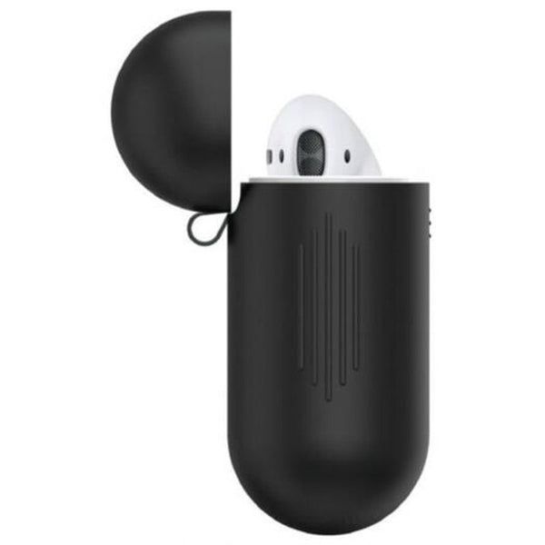 Luxury Protective Silicone Cover And Skin For Apple Airpods Charging Case Black Cases Covers & Skins