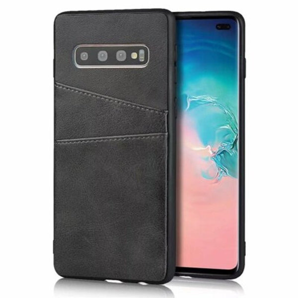 Luxury Retro Pu Leather Phone Case For Samsung Galaxy S10 Plus Black Cases Covers & Skins