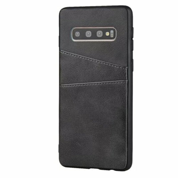 Luxury Retro Pu Leather Phone Case For Samsung Galaxy S10 Plus Black Cases Covers & Skins