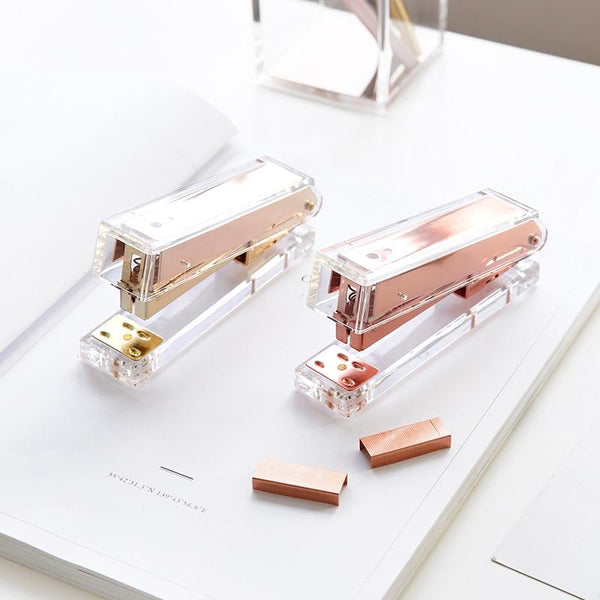 Stylish Lustre Stapler Staples Office Equipment Staplers