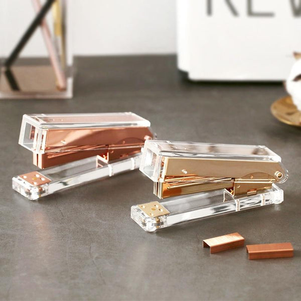 Stylish Lustre Stapler Staples Office Equipment Staplers