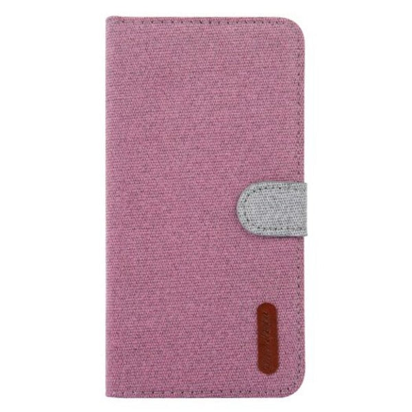 Luxury Wallet Flip Case Cloth Card Holder Phone Cover For Samsung Galaxy S9 Plus Rose Red