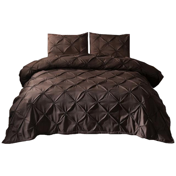 Luxury Duvet Cover Set Pinch Pleat 2 / 3Pcs Quilt Quilt Covers