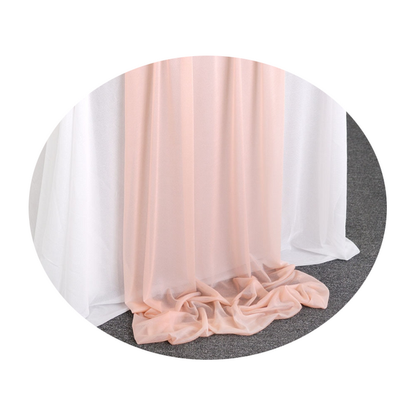 Luxury Sheer Chiffon Colourful Table Runner Rustic Wedding Party Decoration Table Runners