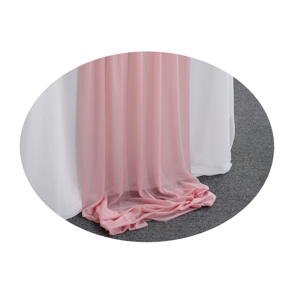 Luxury Sheer Chiffon Colourful Table Runner Rustic Wedding Party Decoration Table Runners