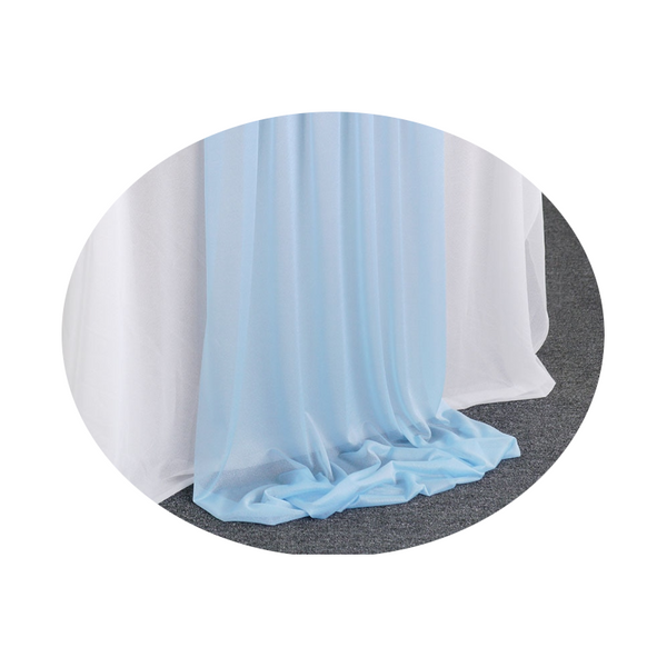 Luxury Sheer Chiffon Colourful Table Runner Rustic Wedding Party Decoration Table Runners