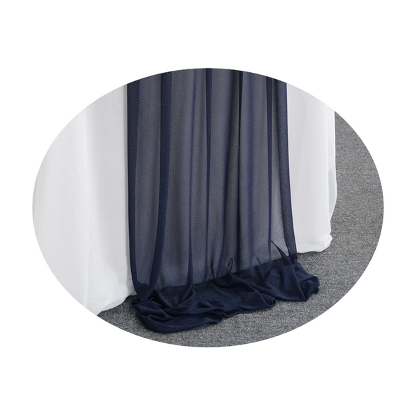 Luxury Sheer Chiffon Colourful Table Runner Rustic Wedding Party Decoration Table Runners