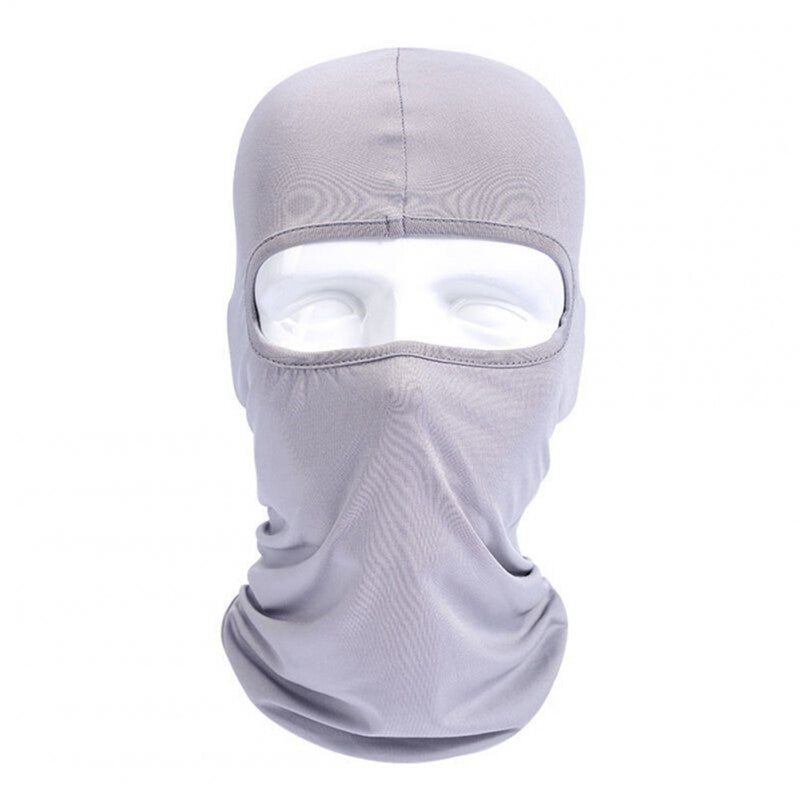 Lycra Fabrics Ski Face Mask Motorcycle Cycling Bike Skateboard Balaclava Light Grayaverage Size Balaclavas Masks & Tubes