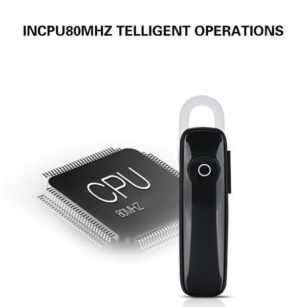 M165 Ultralight Wireless Bt Earphone Hands Free White Earbuds