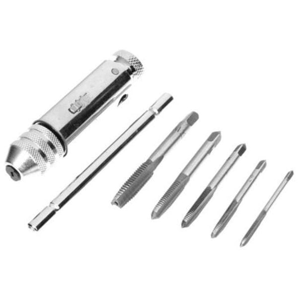 M3 M8 Hand Tap Wrench 7Pcs Silver Tap Wrenches & Tap Sets