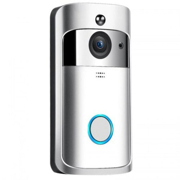 M3 Wireless Camera Video Doorbell Security Wifi Smartphone Remote Monitoring Silver Smart Doorbells