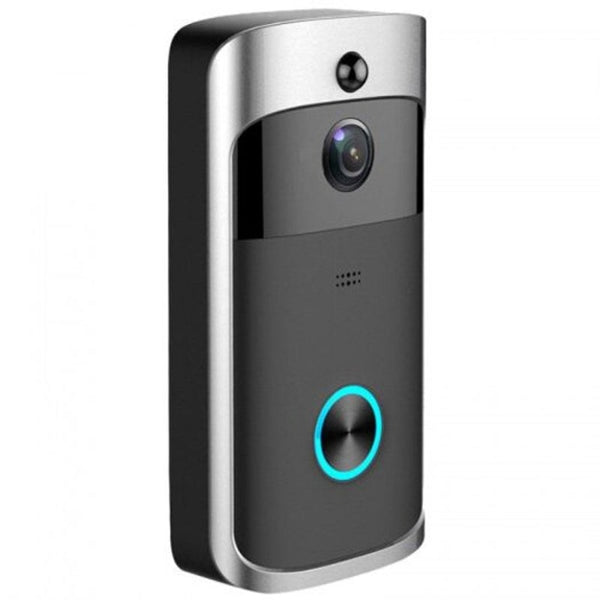 M3 Wireless Camera Video Doorbell Security Wifi Smartphone Remote Monitoring Silver Smart Doorbells