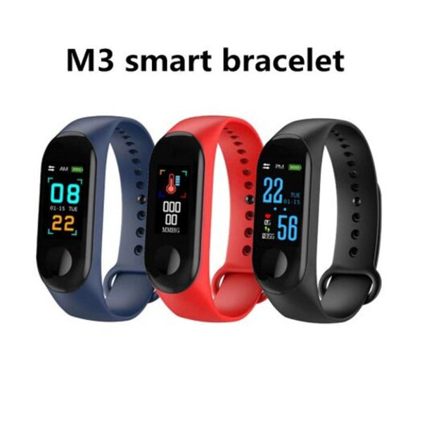 M3 Wristbands Fitness Bracelet Blood Pressure Outdoor Ips Screen Heart Rate Monitor Life Waterproof Back Smart Watches