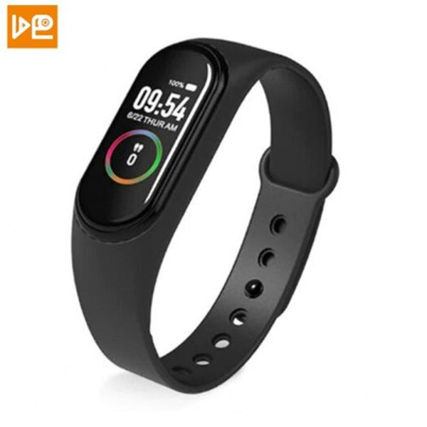 M4 Color Screen Smart Waterproof Watch Sports Fitness Bracelet Blood Pressure Activity Tracker Red Smart Watches