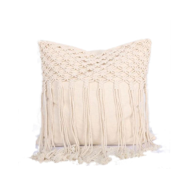 Hand Woven Macrame Pillow Covers Boho Decor Cushions & Decorative Pillows