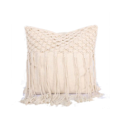Hand Woven Macrame Pillow Covers Boho Decor Cushions & Decorative Pillows