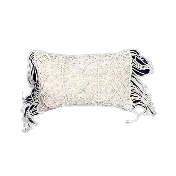 Macrame Fringe Pillow Cushion Cover Boho Decor Cushions & Decorative Pillows