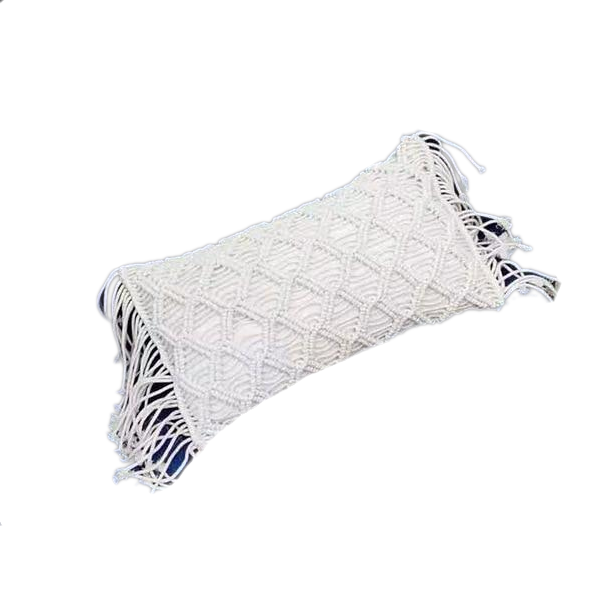 Macrame Fringe Pillow Cushion Cover Boho Home Decor