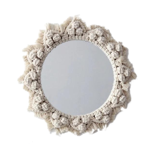 Macrame Mirror Boho Decor Mirrors