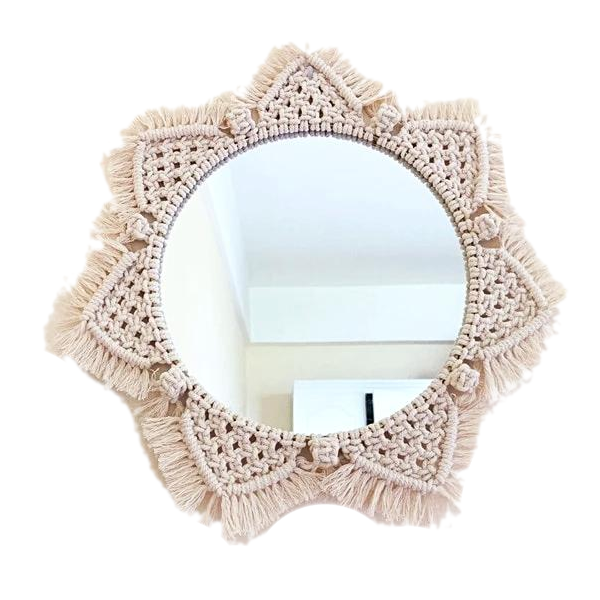 Macrame Mirror Boho Decor Mirrors