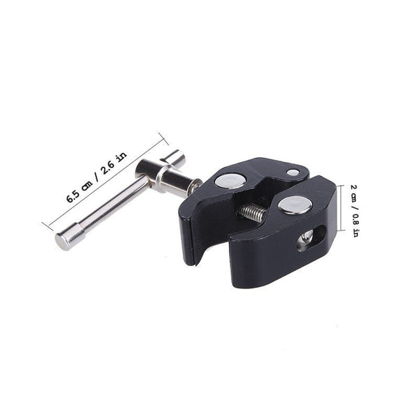 Magic Friction Arm Super Crab Clamp Articulating Pliers Clip Large Size 5.5Cm Bite Other Cameras Accessories