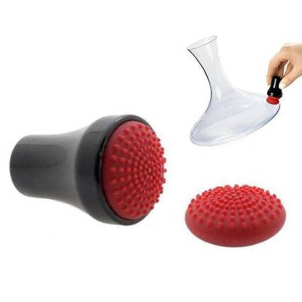 Magnetic Spot Scrubber Silicone Cleaning Brush Black Sponges & Scourers