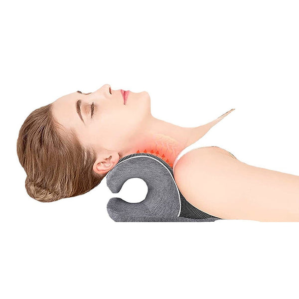 Magnetic Therapy Fabric Pillowcase For Neck Stretcher Chiropractic Pillows