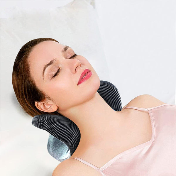 Magnetic Therapy Fabric Pillowcase For Neck Stretcher Chiropractic Pillows