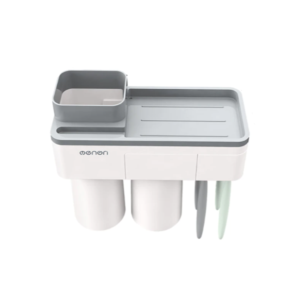 Tumblers & Toothbrush Holders Magnetic Toothbrush Holder Wall Mount Bathroom Storage Shelf