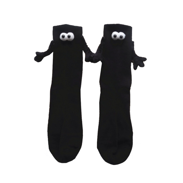 Magnetic Hand In Cartoon Couple Unique Design Highquality Materials Socks
