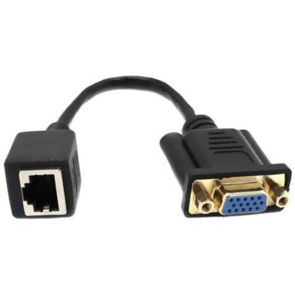 Vga To Rj45 Adapter Converter Black Monitor/Av Cables & Adapters