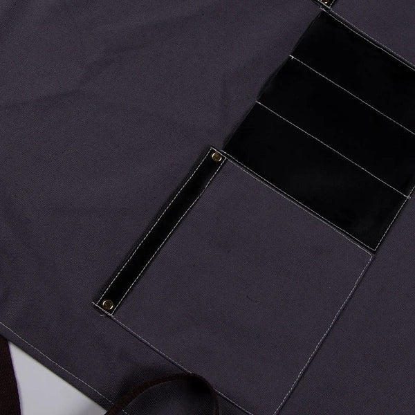 Kitchen Gardening Apron Brown Full Body Unisex Sturdy Canvas Water Oil Proof Aprons