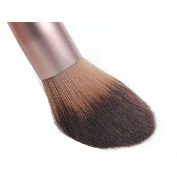 Makeup Brush Flame Shaped Brightening Powder Deep Brown