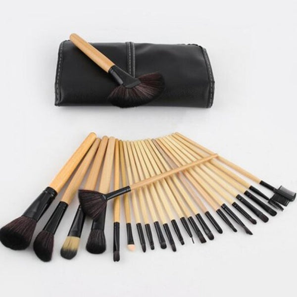 Makeup Set Up Tools 24Pcs Vanilla Brushes