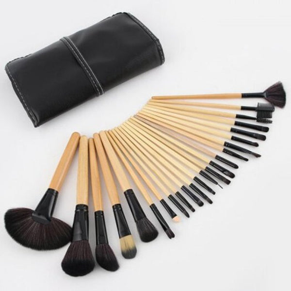 Makeup Set Up Tools 24Pcs Vanilla Brushes