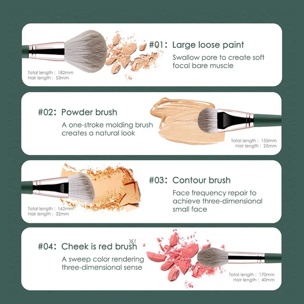 Makeup Soft Fluffy Tools Cosmetic Powder Eye Shadow Foundation Brushes