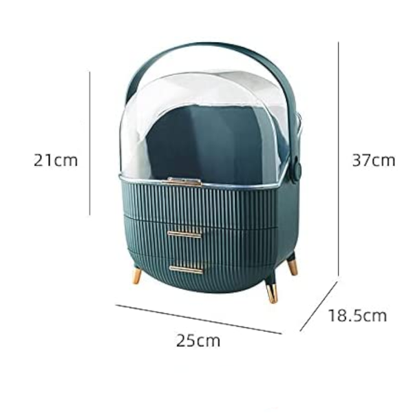 Makeup Organiser Drawer Compartment Cosmetics Storage Box Waterproof Large Desktop Capacity Up Organizer Makeup Bags & Cases