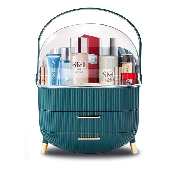 Makeup Organiser Drawer Compartment Cosmetics Storage Box Waterproof Large Desktop Capacity Up Organizer