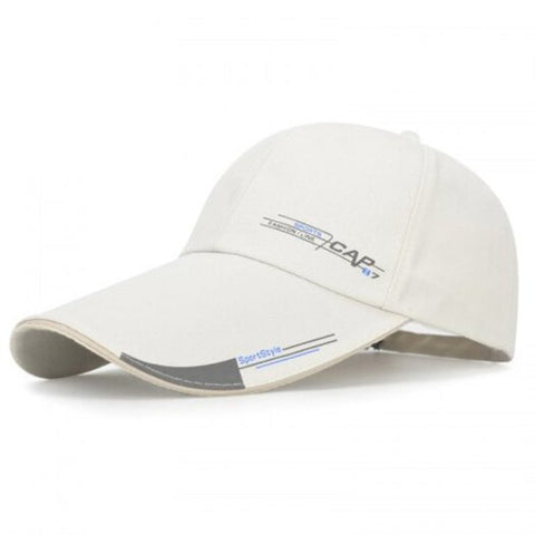Sports Cap Mens Outdoor Fashion Line Baseball Long Visor Brim Shade Sun Hat Hats & Headwear