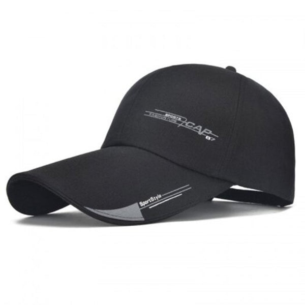 Sports Cap Mens Outdoor Fashion Line Baseball Long Visor Brim Shade Sun Hat Hats & Headwear