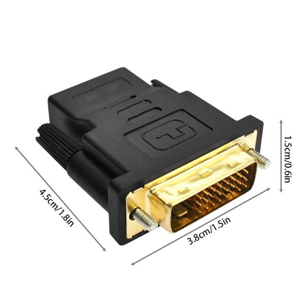 Hdmi To Dvi Female Male Converter Adapter For Hdtv Plasma Dvd Projector