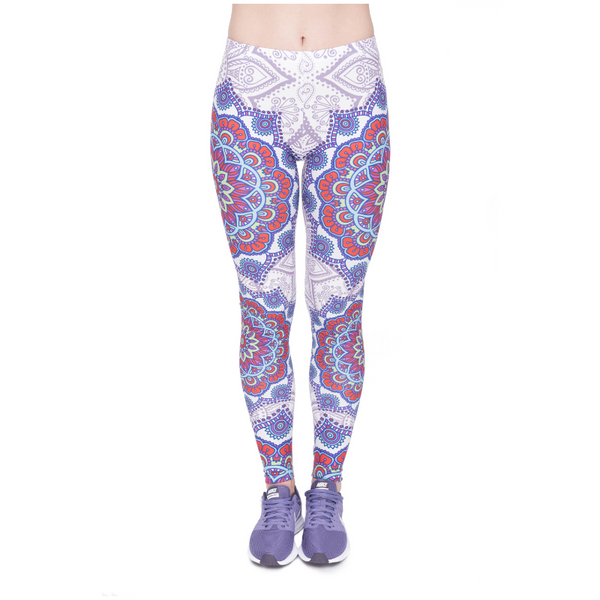 Mandala Colourful High Waist Yoga Pants Women Printed Leggings