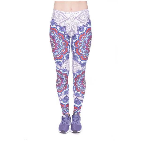 Mandala Colourful High Waist Yoga Pants Women Printed Leggings Women Leggings