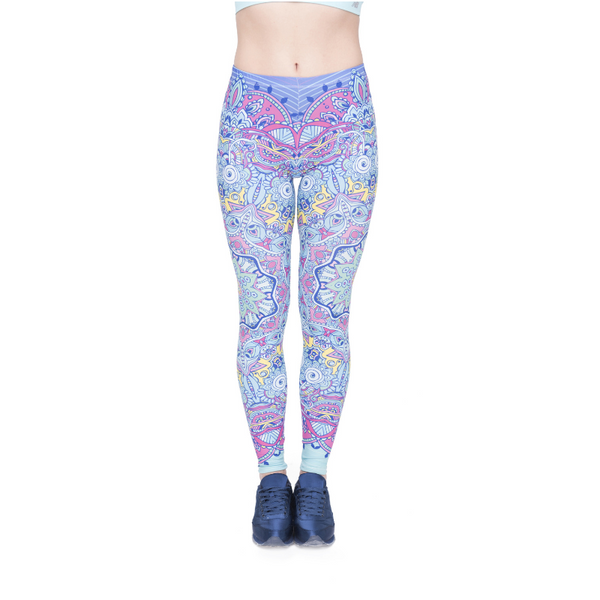 Mandala Colourful High Waist Yoga Pants Women Printed Leggings Women Leggings