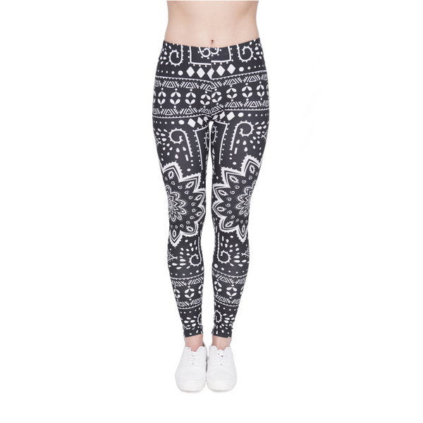 Mandala Colourful High Waist Yoga Pants Women Printed Leggings Women Leggings