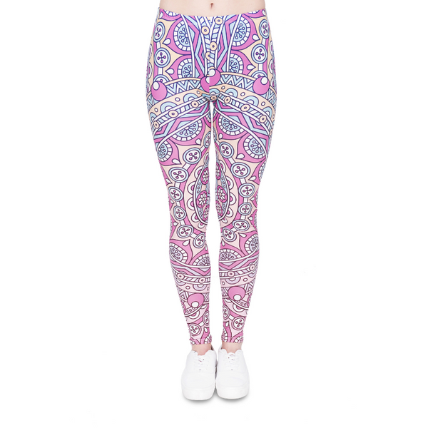 Mandala Colourful High Waist Yoga Pants Women Printed Leggings Women Leggings