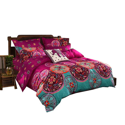 Fabric Fantastic Mandala Duvet Quilt Cover Set Quilt Covers