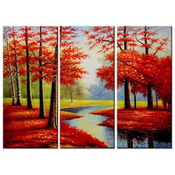 Mangrove Forest Printing Painting 3Pcs Multi 30 X 60Cm Posters & Prints
