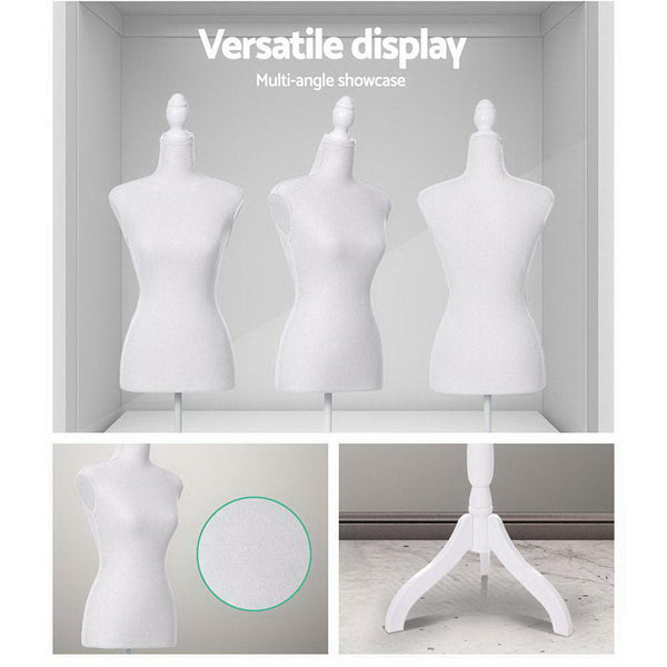 Embellir Female Mannequin 170Cm Model Dressmaker Clothes Display Torso Tailor Wedding White Mannequins