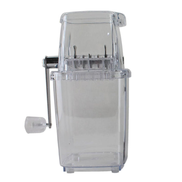 Manual Cranked Operated Ice Crusher Shaver Breaker Large Capacity Countertop Ice Makers
